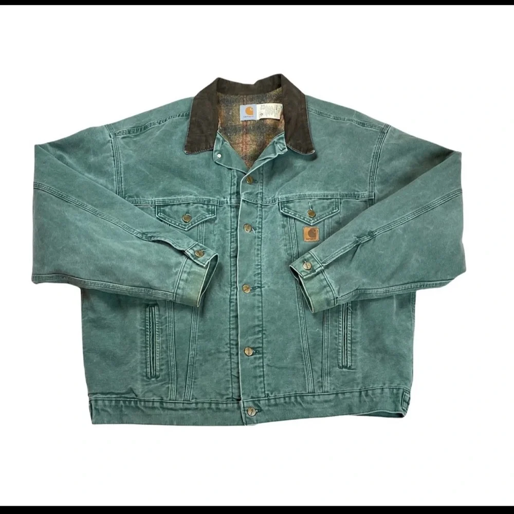 Vintage Carhartt Jacket (Light Green) - Picture 1 of 6